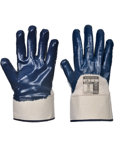 Guante de Nitrilo con manguito de...