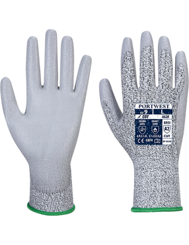 Guante anti-corte LR con la palma PU