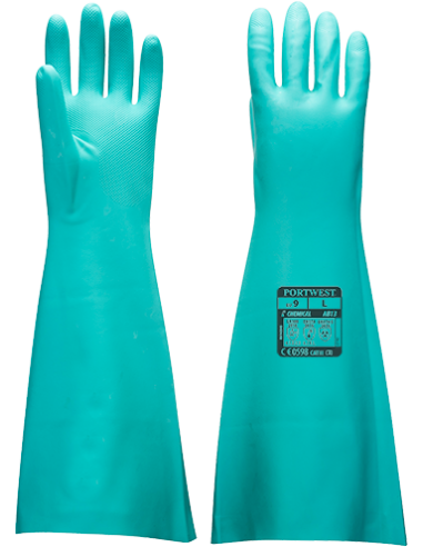 Guante largo de Nitrilo