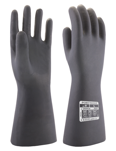 Guante químico de Neopreno