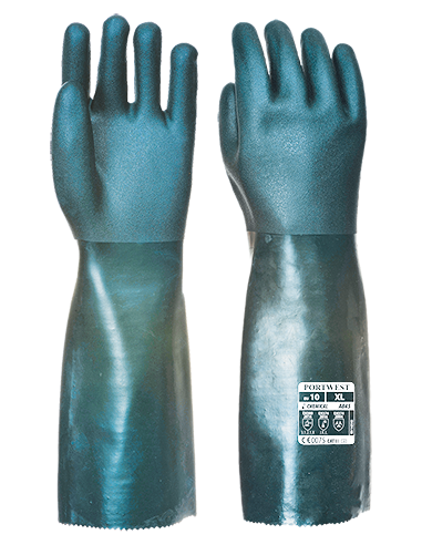 Guante de PVC de doble inmersión