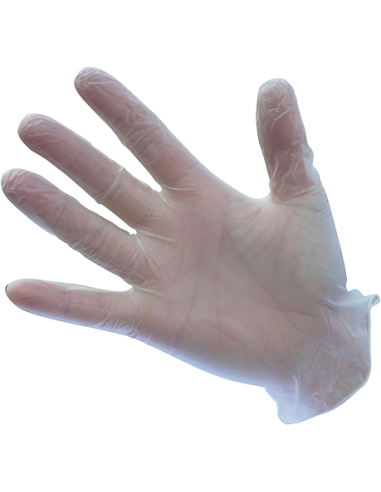 Guantes desechables de vinilo