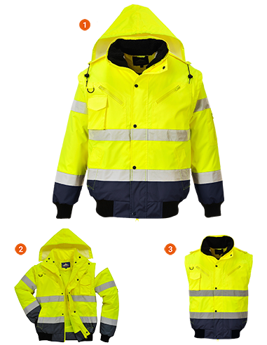 Cazadora Contrast de alta visibilidad