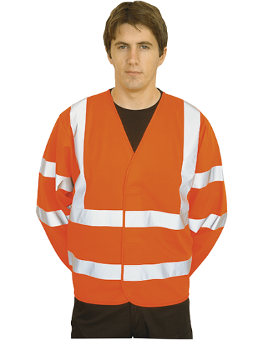 Chaqueta con tirantes y dos bandas