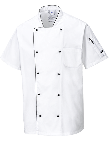 Chaqueta de chef aireada