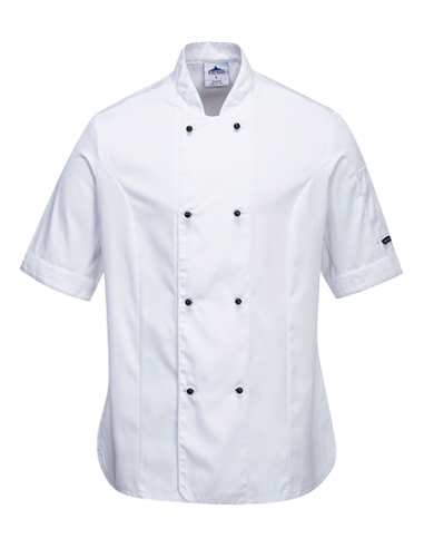 Chaqueta de cocina M/C para mujer Rachel