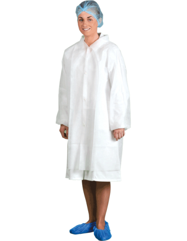 Bata de PP para visitas