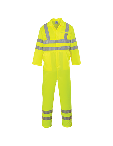 Mono de poli-algodón de alta visibilidad