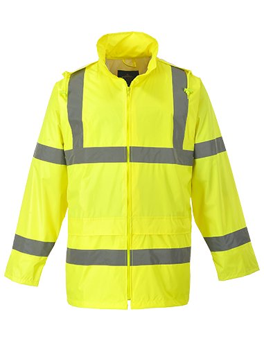 Chubasquero de alta visibilidad
