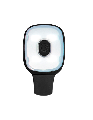 Pinza con luz recargable por USB