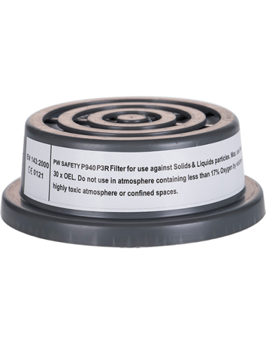 Filtro de partículas P3 con conexión...