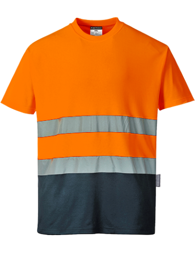 Camiseta bicolor Cotton Comfort