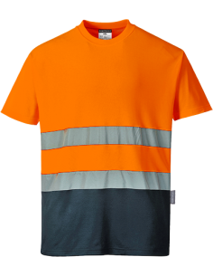 Camiseta bicolor Cotton...