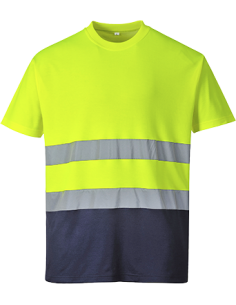 Camiseta bicolor Cotton...