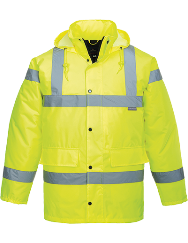 Parka de alta visibilidad transpirable