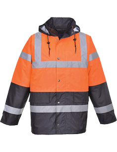Parka bicolor Traffic