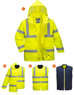 Parka 4 en 1 Traffic  de...