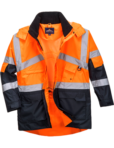 Parka bicolor transpirable de alta...