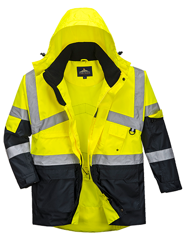 Parka bicolor transpirable de alta...