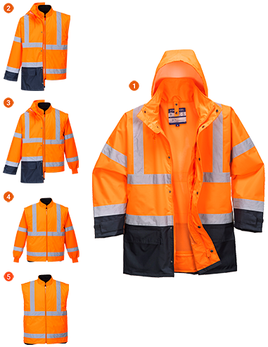 Parka 5 en 1 Executive de alta...