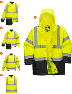 Parka 5 en 1 Executive de...