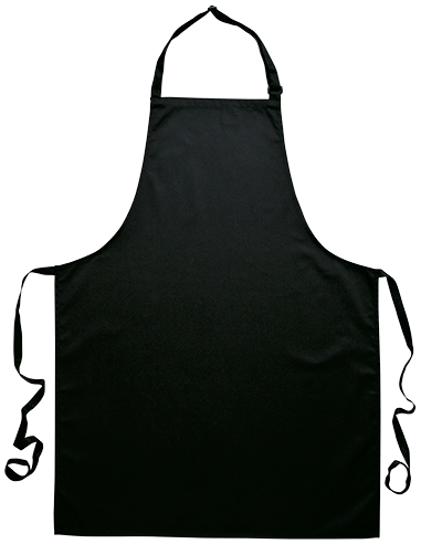 Delantal de algodón con peto