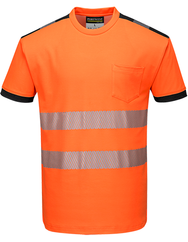Camiseta m/c de alta visibilidad PW3