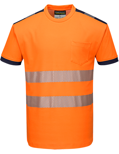 Camiseta m/c de alta visibilidad PW3