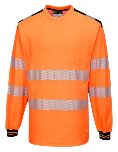 Camiseta de alta visibilidad de manga...