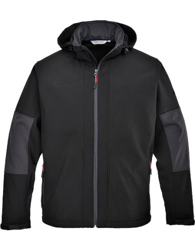 Softshell con capucha (3 capas)