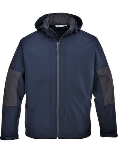 Softshell con capucha (3 capas)